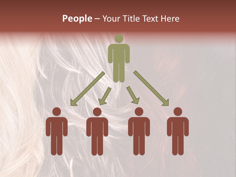 Color Hair Texture PowerPoint Template
