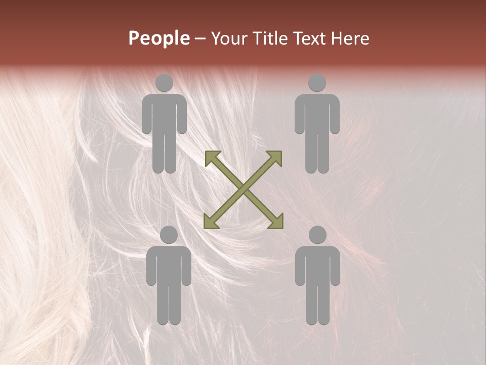 Color Hair Texture PowerPoint Template