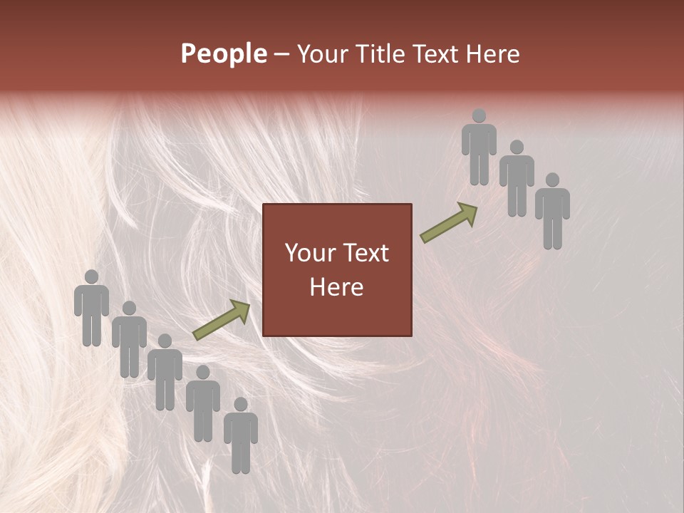 Color Hair Texture PowerPoint Template