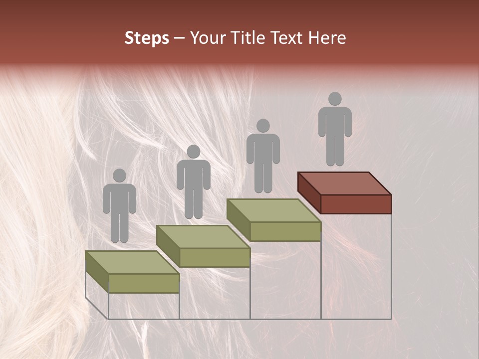 Color Hair Texture PowerPoint Template