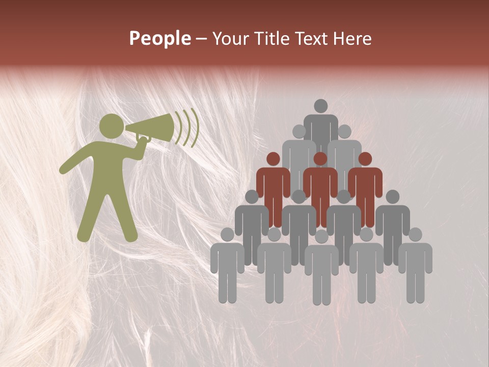 Color Hair Texture PowerPoint Template