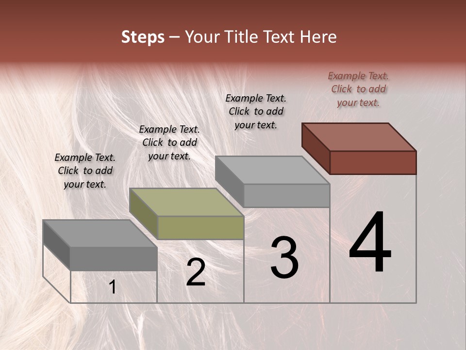Color Hair Texture PowerPoint Template
