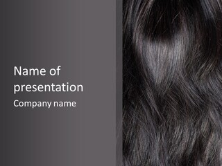 Salon Fashion Uncombed PowerPoint Template