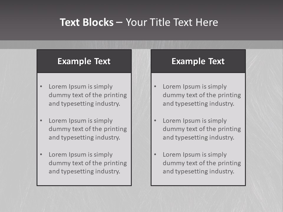 Salon Fashion Uncombed PowerPoint Template