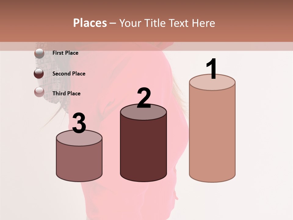 Head Female Nice PowerPoint Template