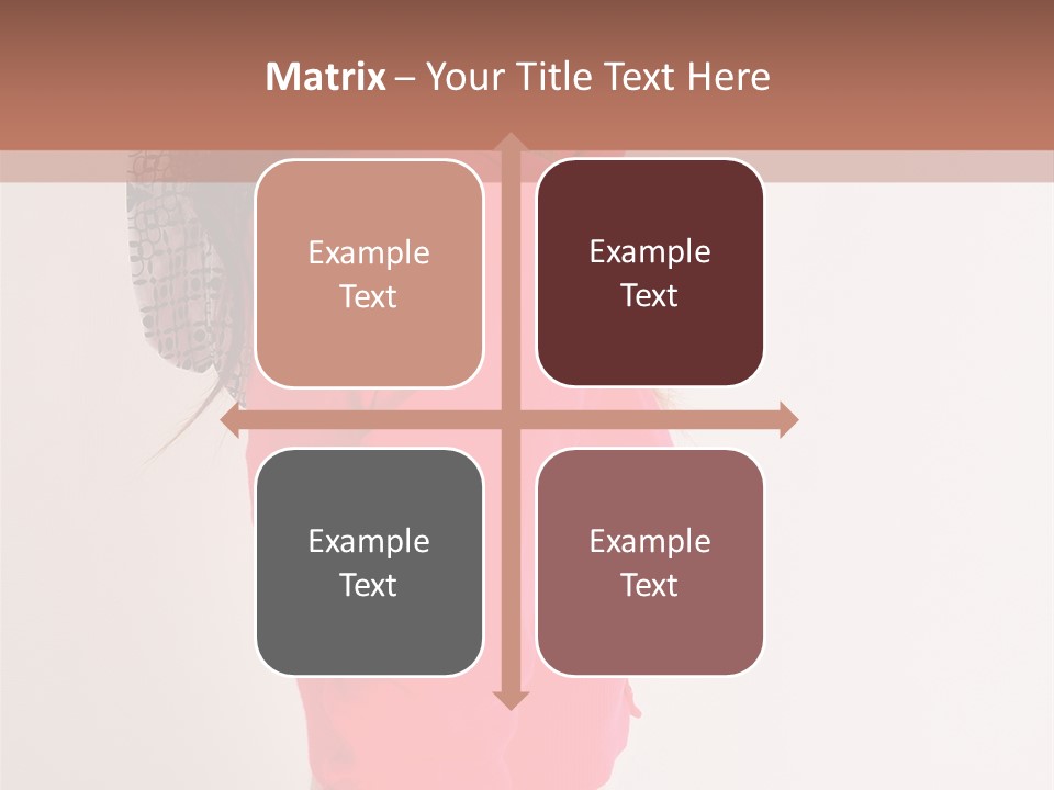 Head Female Nice PowerPoint Template