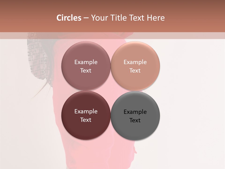 Head Female Nice PowerPoint Template