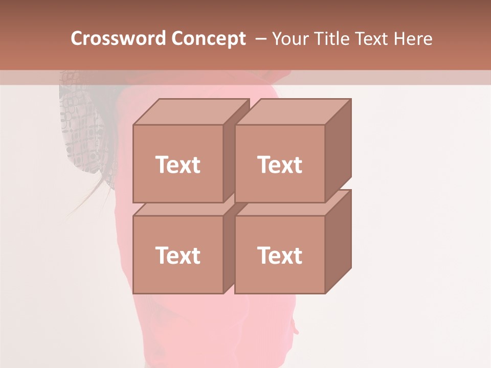 Head Female Nice PowerPoint Template