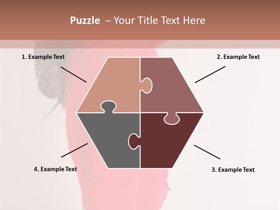 Head Female Nice PowerPoint Template