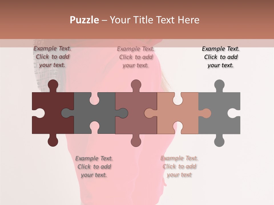 Head Female Nice PowerPoint Template