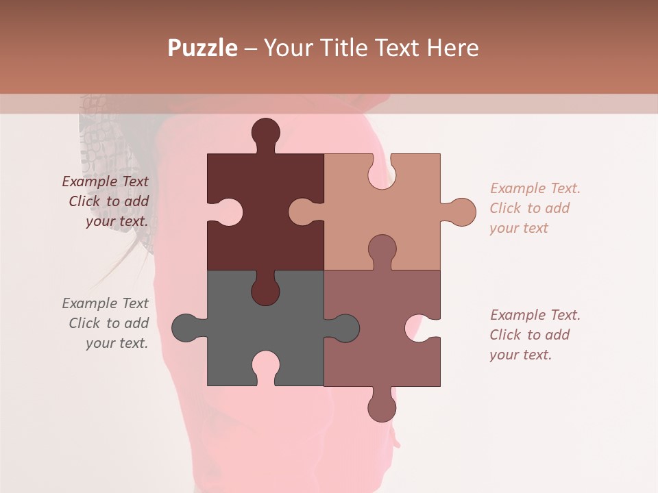 Head Female Nice PowerPoint Template