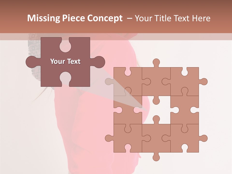 Head Female Nice PowerPoint Template