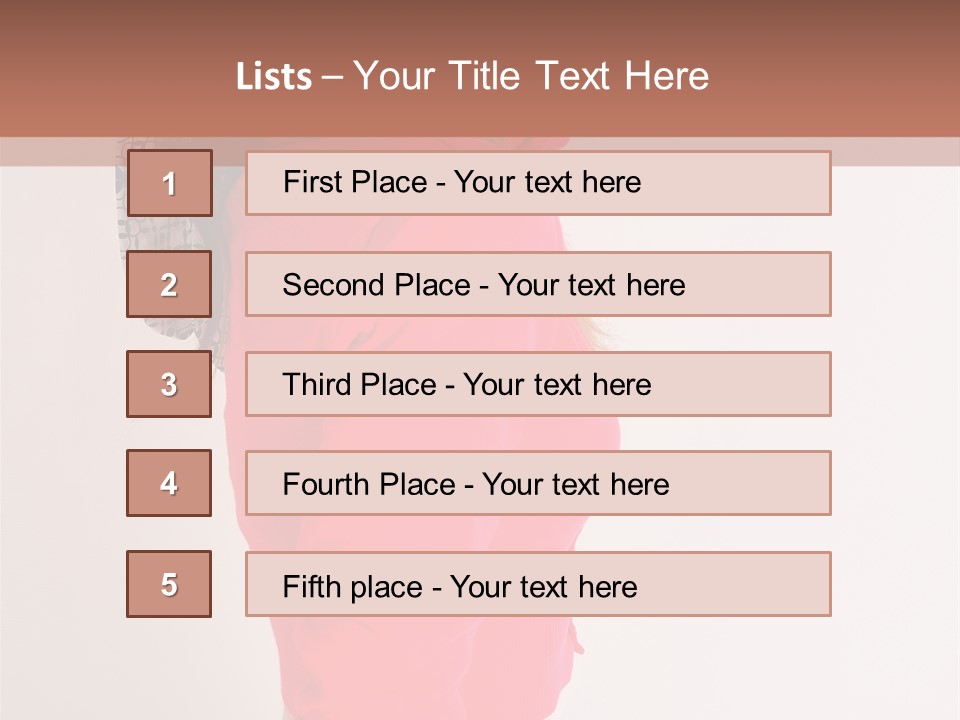 Head Female Nice PowerPoint Template