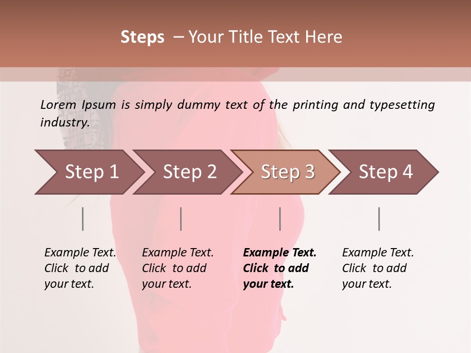 Head Female Nice PowerPoint Template
