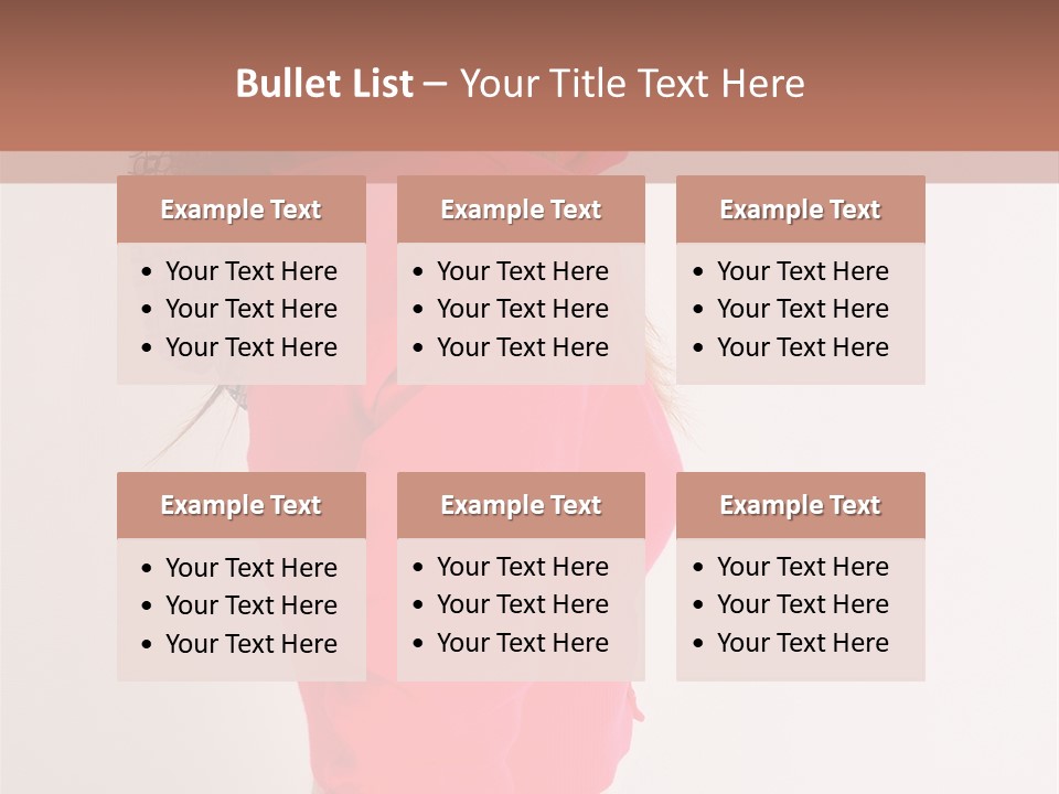 Head Female Nice PowerPoint Template