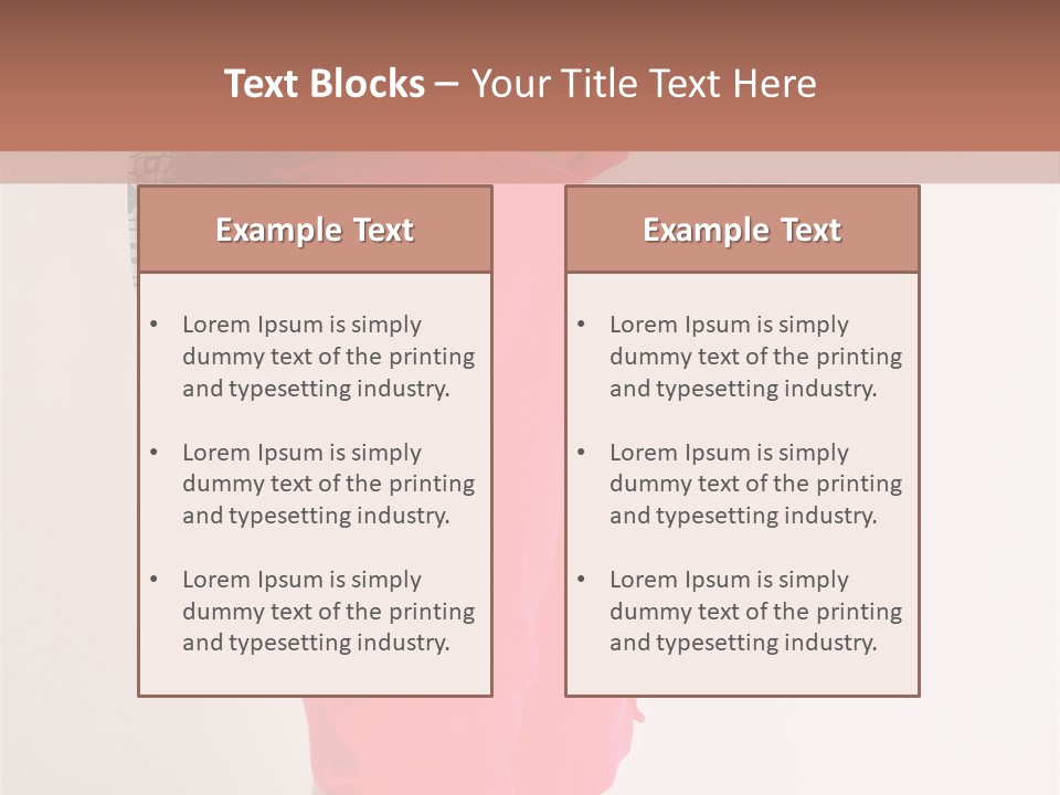 Head Female Nice PowerPoint Template