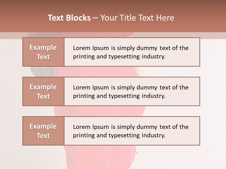 Head Female Nice PowerPoint Template