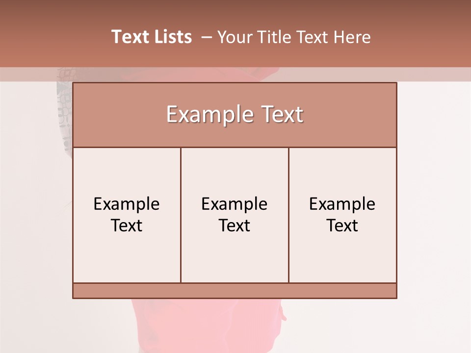 Head Female Nice PowerPoint Template