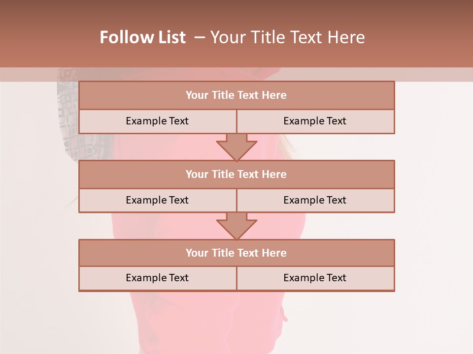 Head Female Nice PowerPoint Template