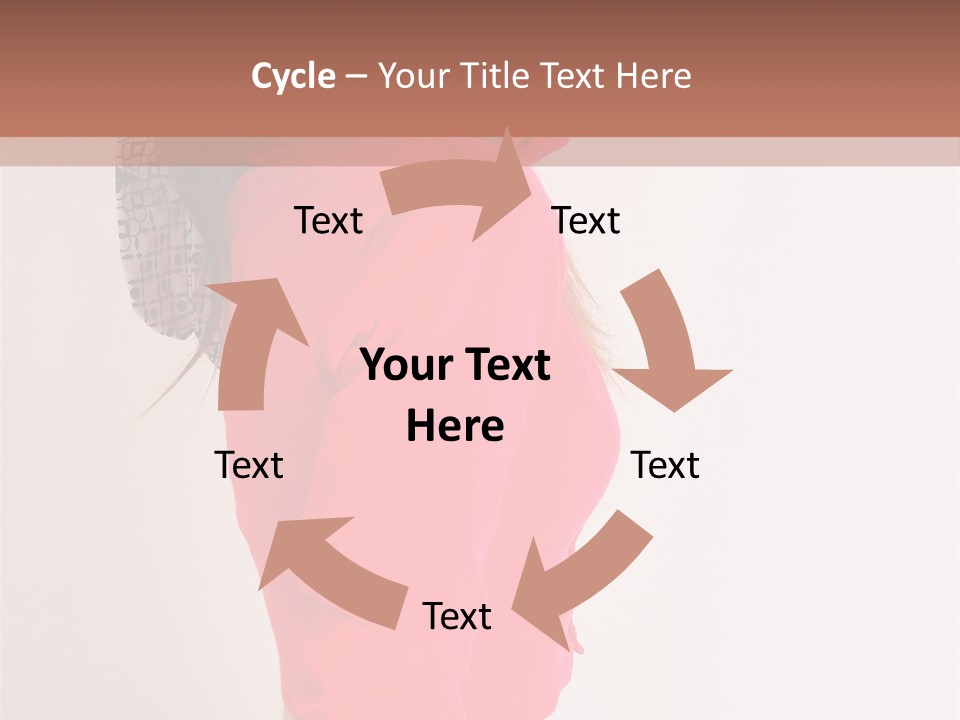 Head Female Nice PowerPoint Template