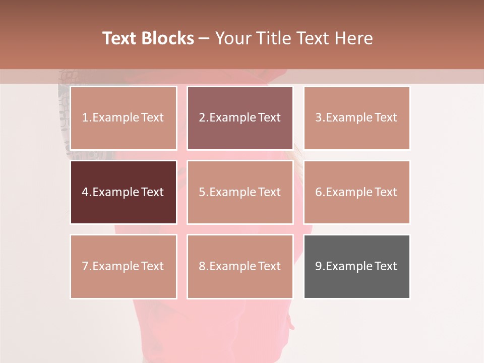 Head Female Nice PowerPoint Template