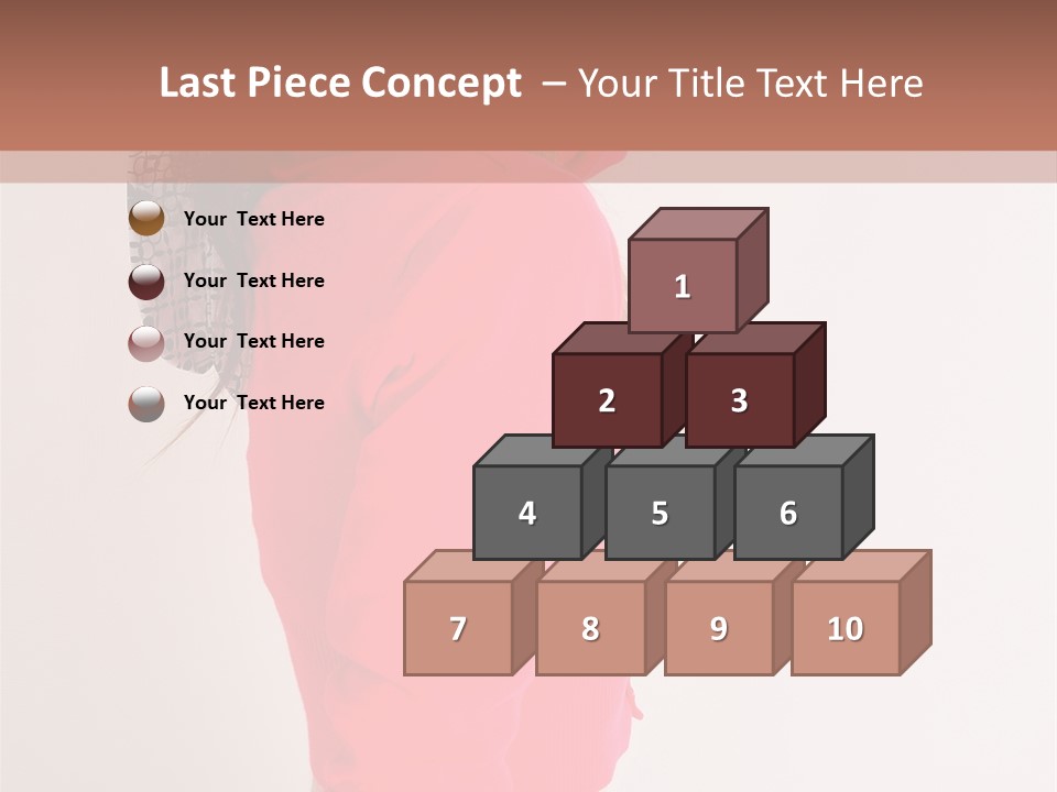 Head Female Nice PowerPoint Template