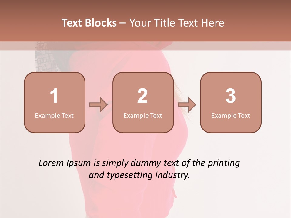 Head Female Nice PowerPoint Template