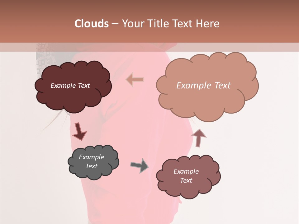Head Female Nice PowerPoint Template