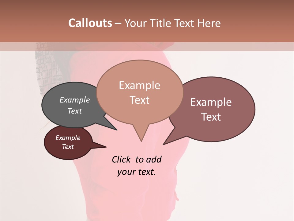 Head Female Nice PowerPoint Template