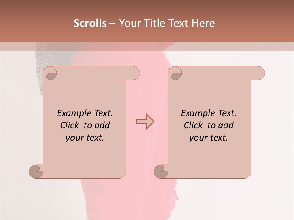 Head Female Nice PowerPoint Template