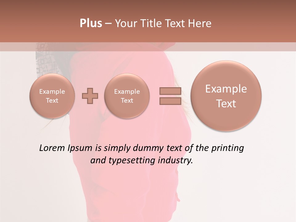 Head Female Nice PowerPoint Template
