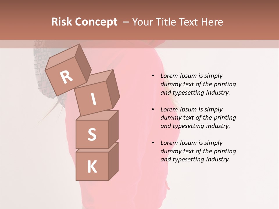 Head Female Nice PowerPoint Template