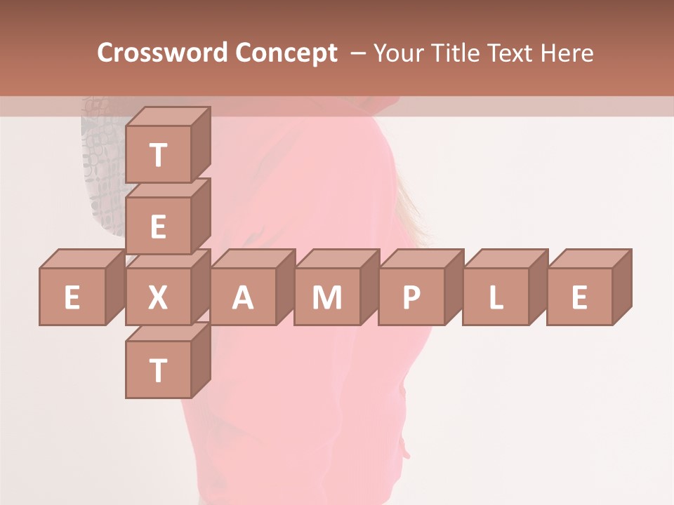 Head Female Nice PowerPoint Template