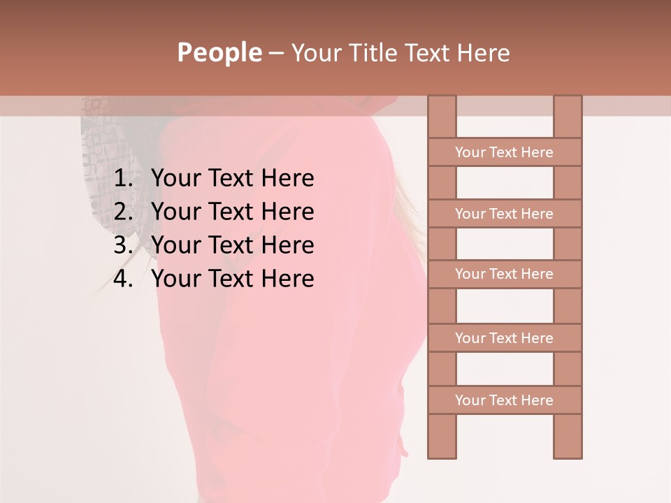 Head Female Nice PowerPoint Template