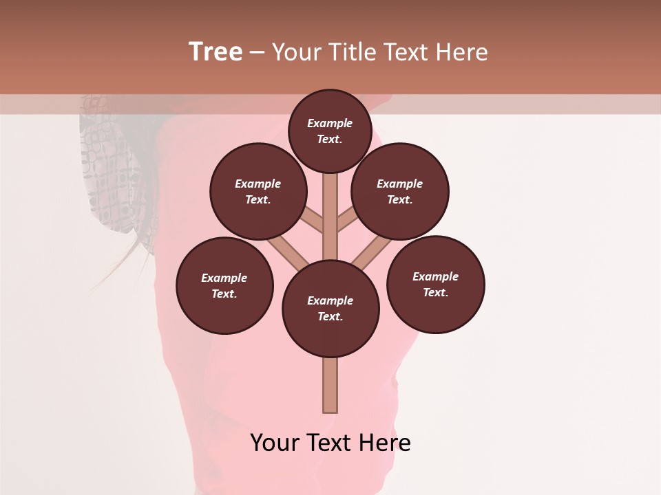 Head Female Nice PowerPoint Template