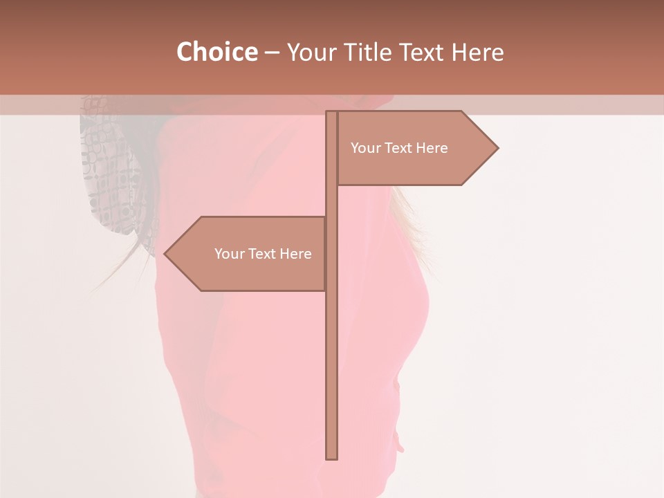 Head Female Nice PowerPoint Template