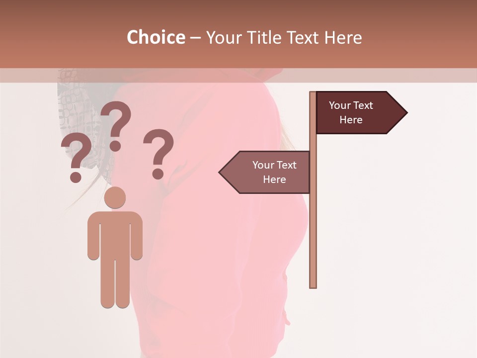 Head Female Nice PowerPoint Template