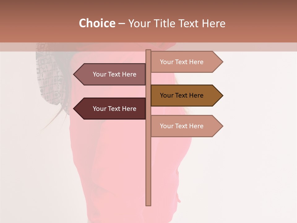 Head Female Nice PowerPoint Template