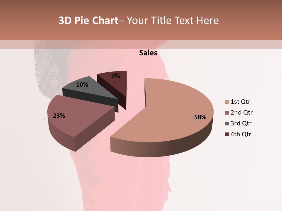 Head Female Nice PowerPoint Template