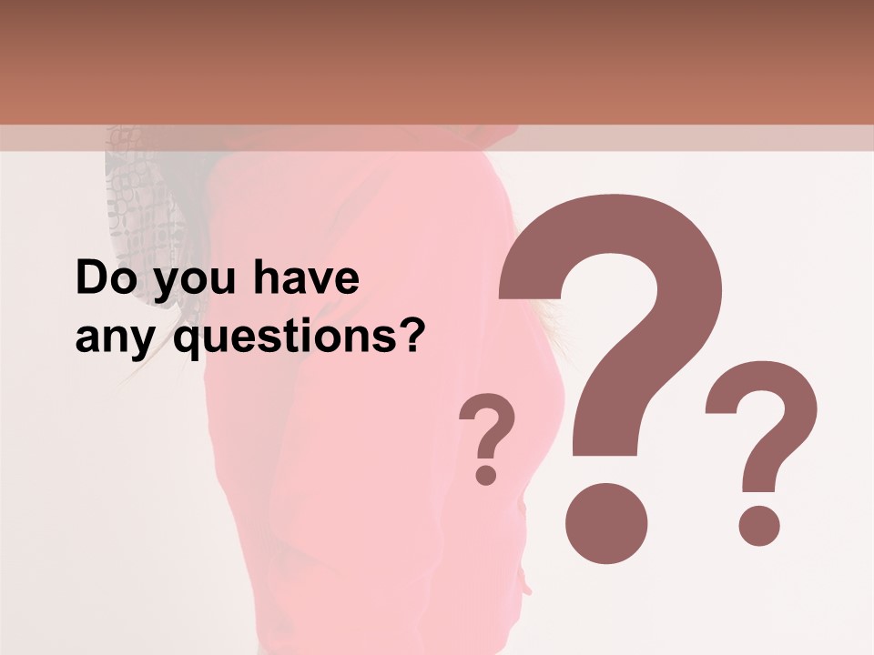 Head Female Nice PowerPoint Template