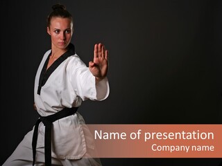 Taekwondo Master PowerPoint Template