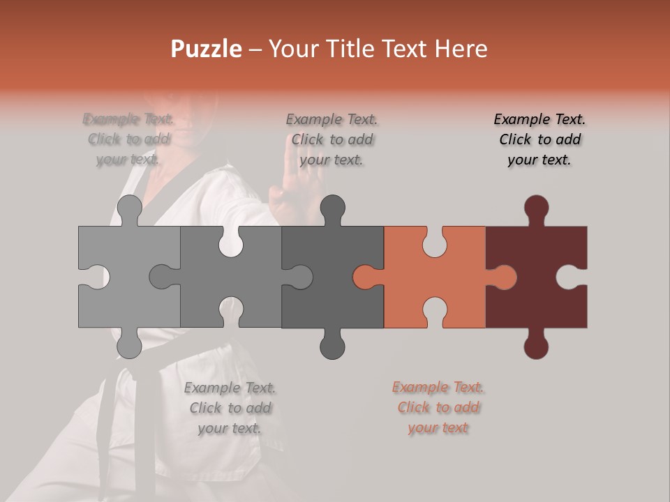 Taekwondo Master PowerPoint Template