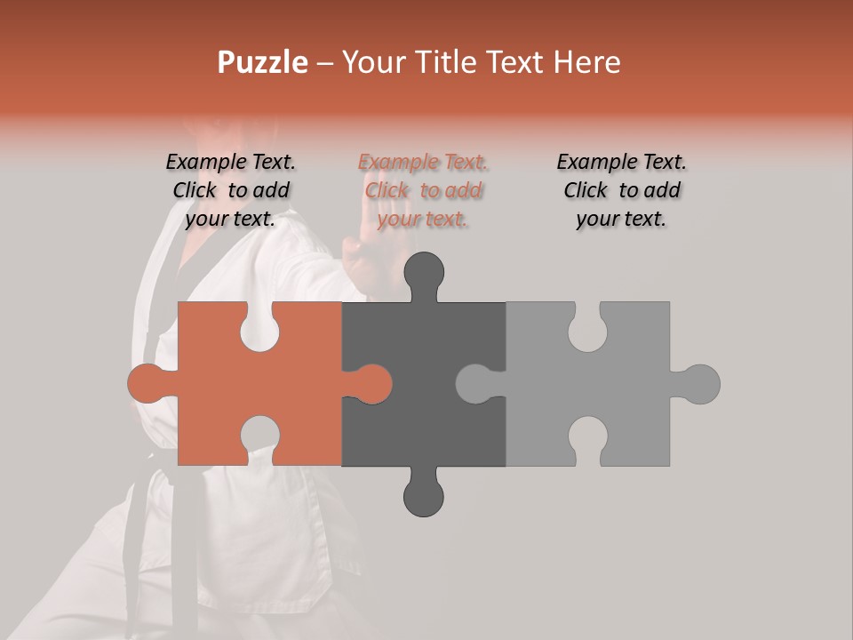 Taekwondo Master PowerPoint Template