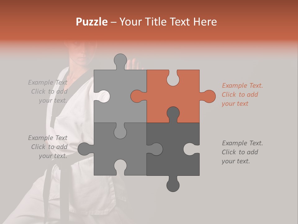 Taekwondo Master PowerPoint Template