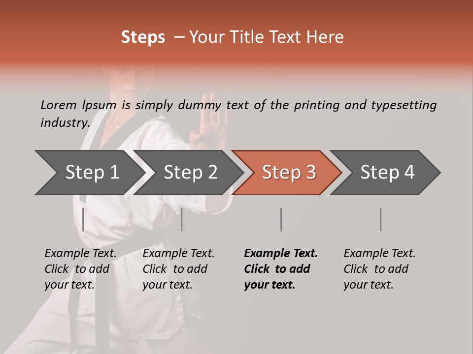 Taekwondo Master PowerPoint Template