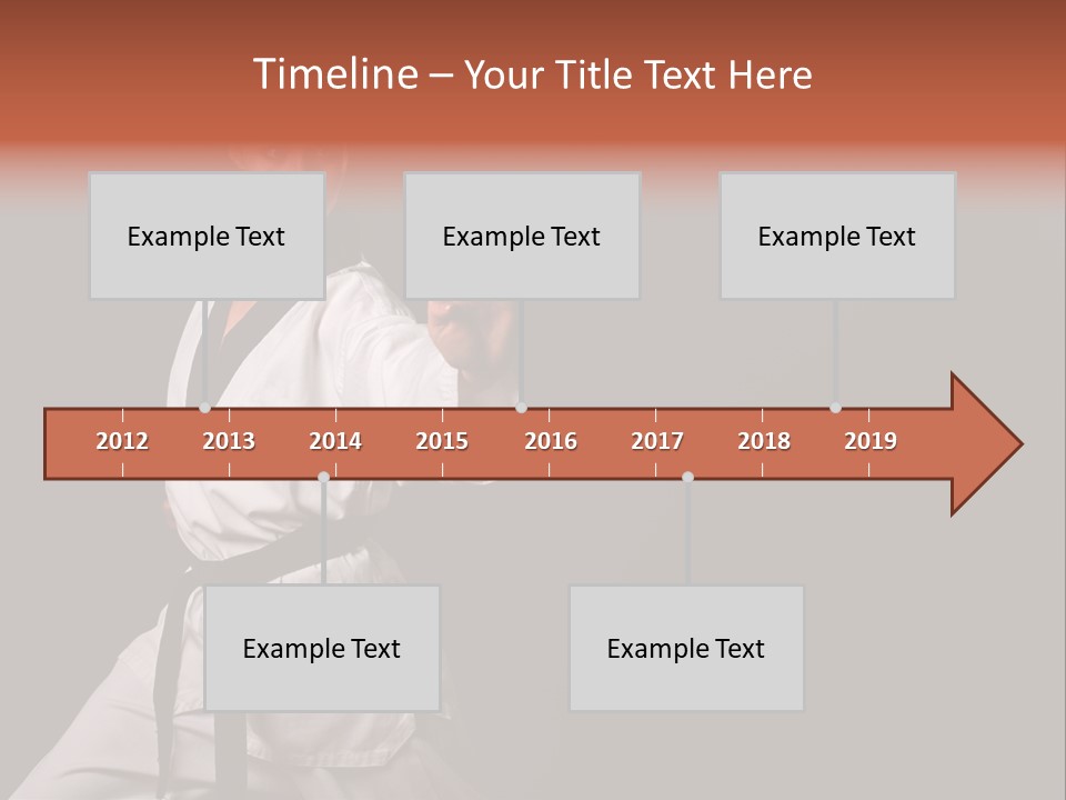 Taekwondo Master PowerPoint Template