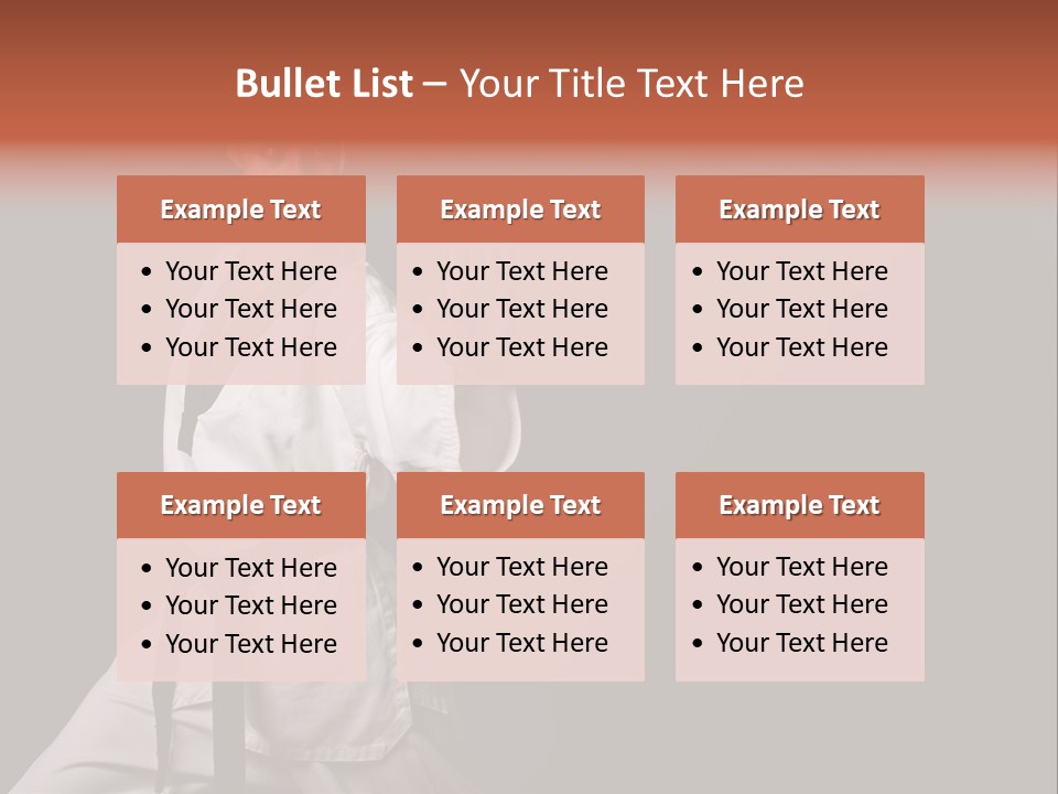 Taekwondo Master PowerPoint Template