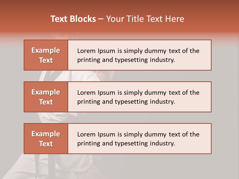 Taekwondo Master PowerPoint Template