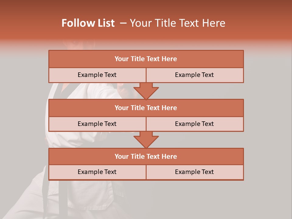 Taekwondo Master PowerPoint Template