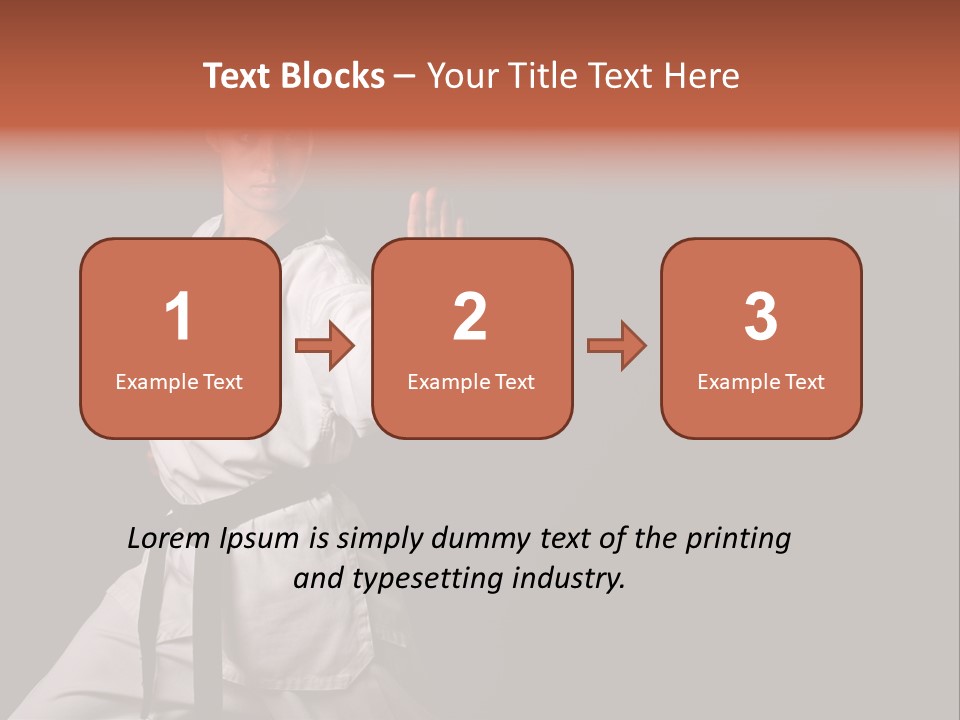 Taekwondo Master PowerPoint Template